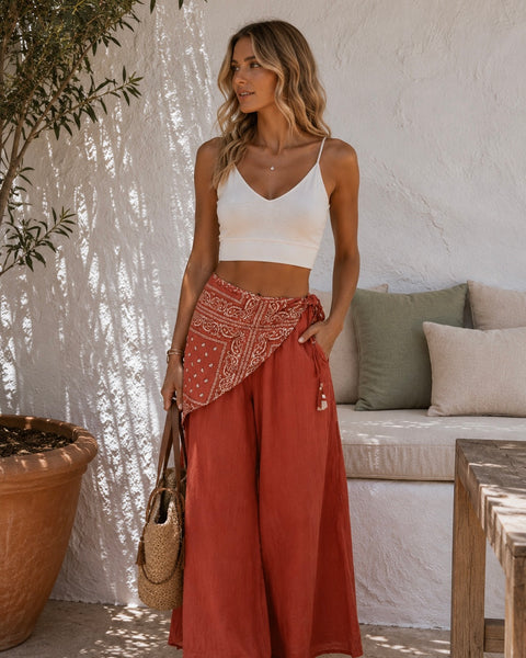 Pantalon brique - BANDANA