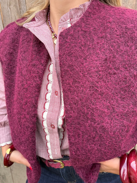 Veste bordeaux - CASSIS