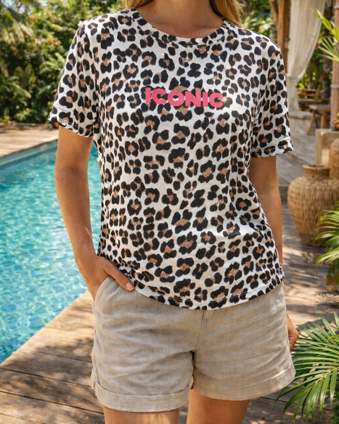 T-shirt léopard - ICONIC