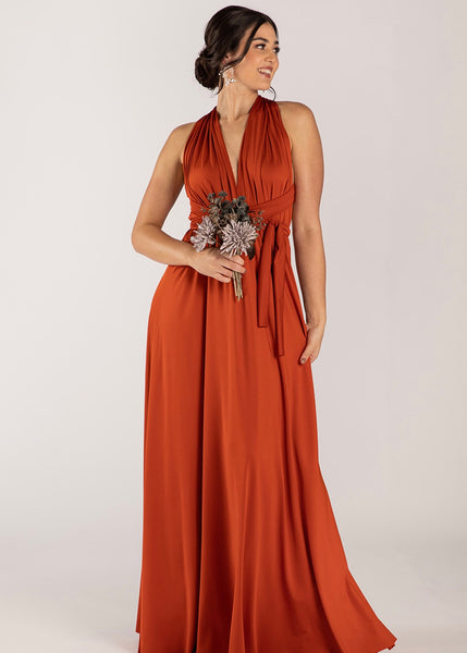 Robe terracotta multipositions - NELLE