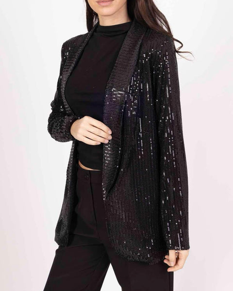 Veste noire - sequins
