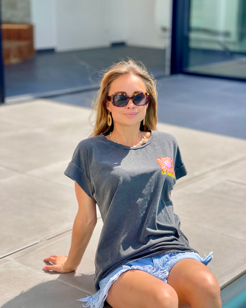 T-shirt gris - SOLEIL