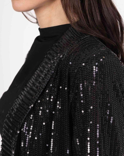 Veste noire - sequins