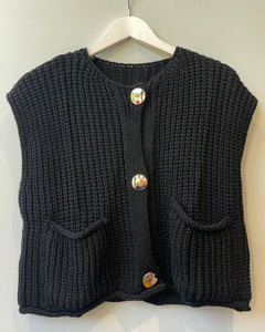 Gilet noir - CASSIE