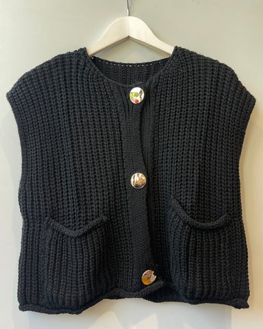 Gilet noir - CASSIE