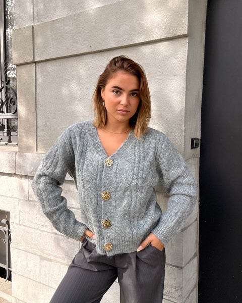 Gilet gris - TRESSES