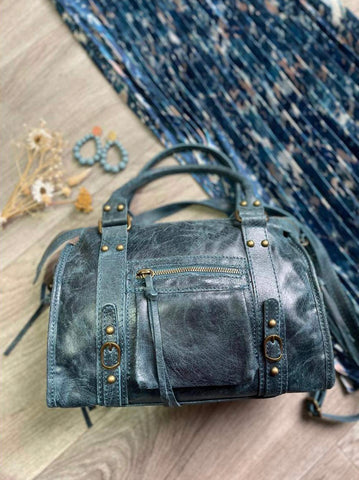 Sac bleu canard - LOLITA