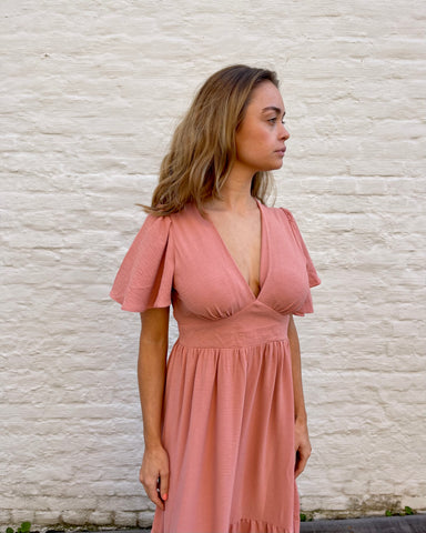 Robe vieux rose - ÉSPERANZA