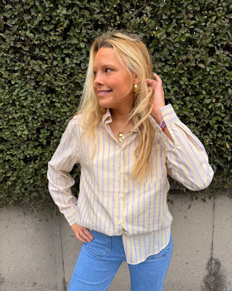 Purple/Yellow Blouse - BUNNY