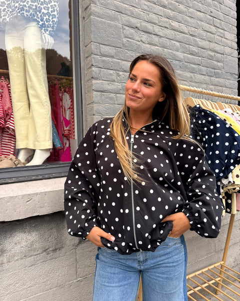 Veste à pois noir - EVA