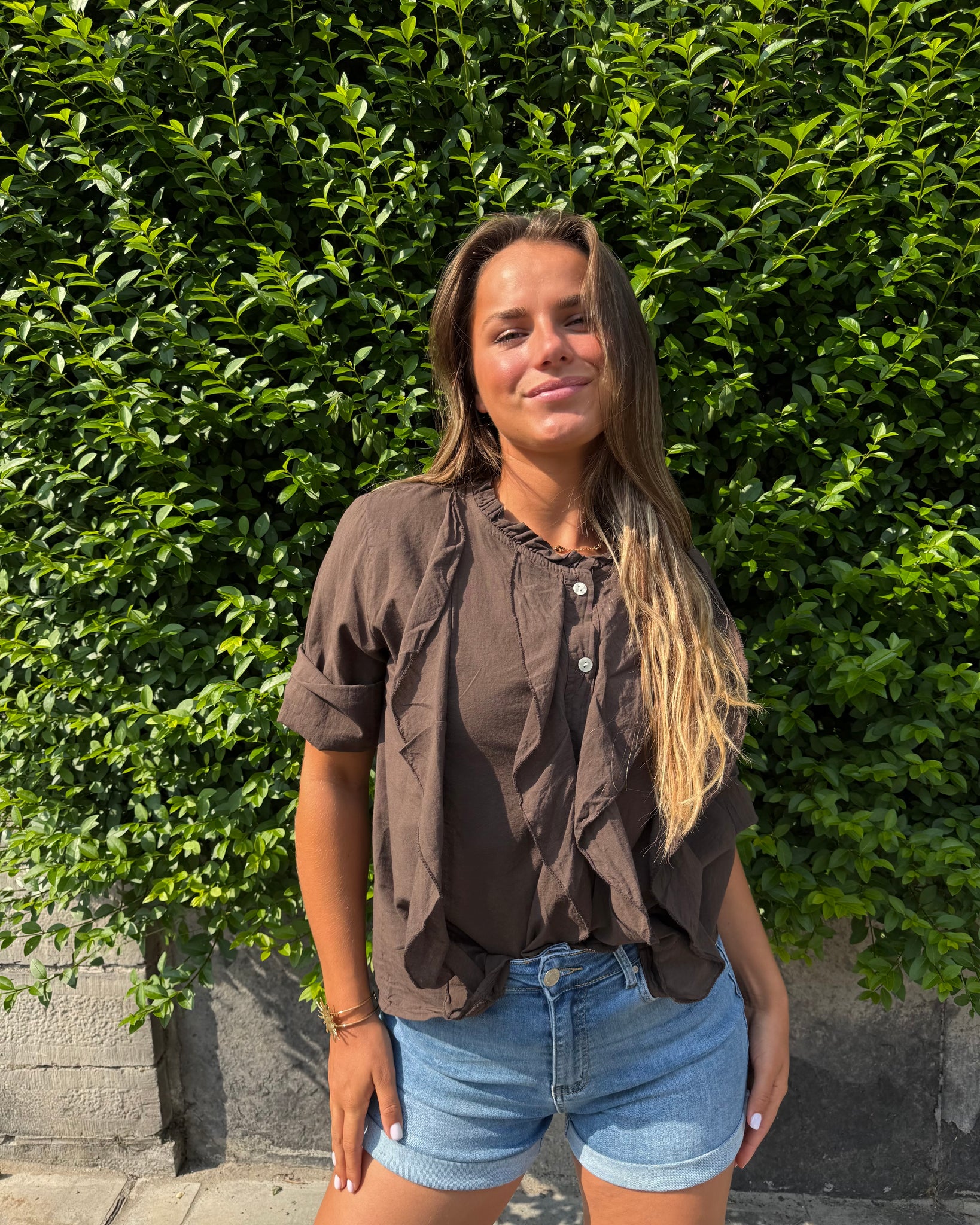 Chemise chocolat - STELLA