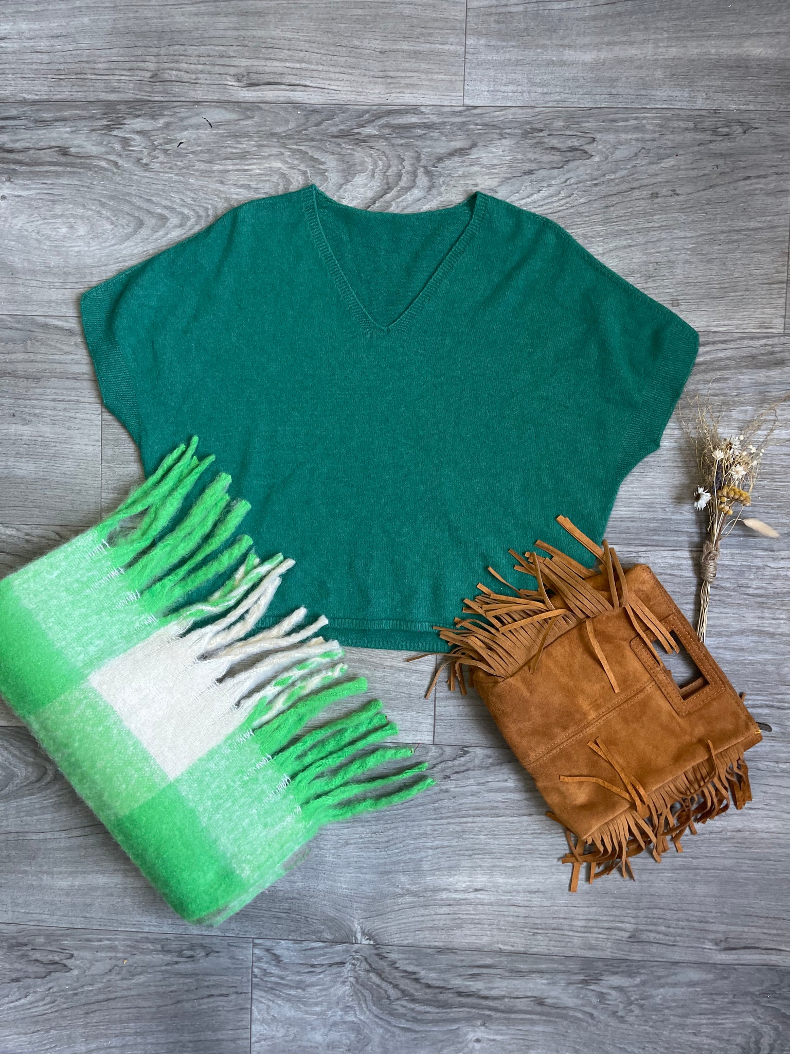 Pull vert foncé - ELIZABETH