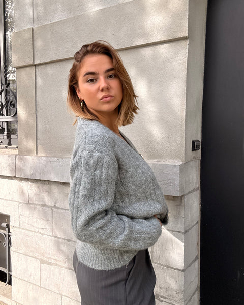 Gilet gris - TRESSES