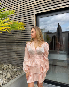 Robe rose poudré - CAMILLE