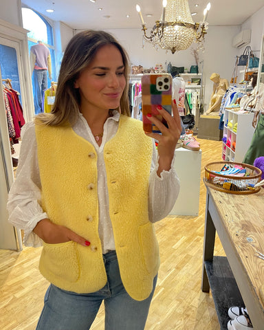 Gilet sans manches jaune - TEDDY
