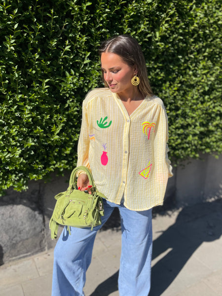 Chemise jaune - PLAGE