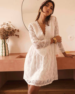 Robe blanche - FLORA