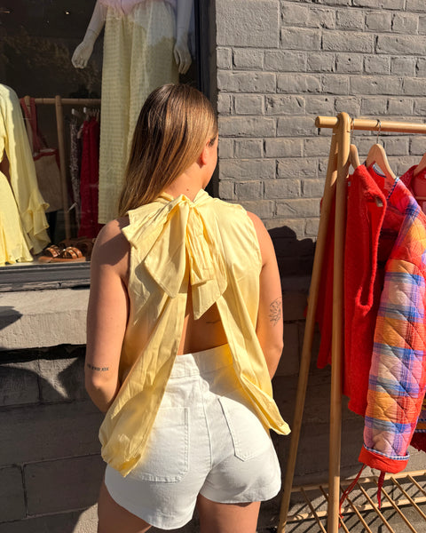 Blouse jaune - ELINA