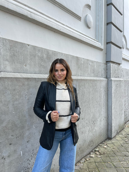 Veste simili cuir - ALEXIE