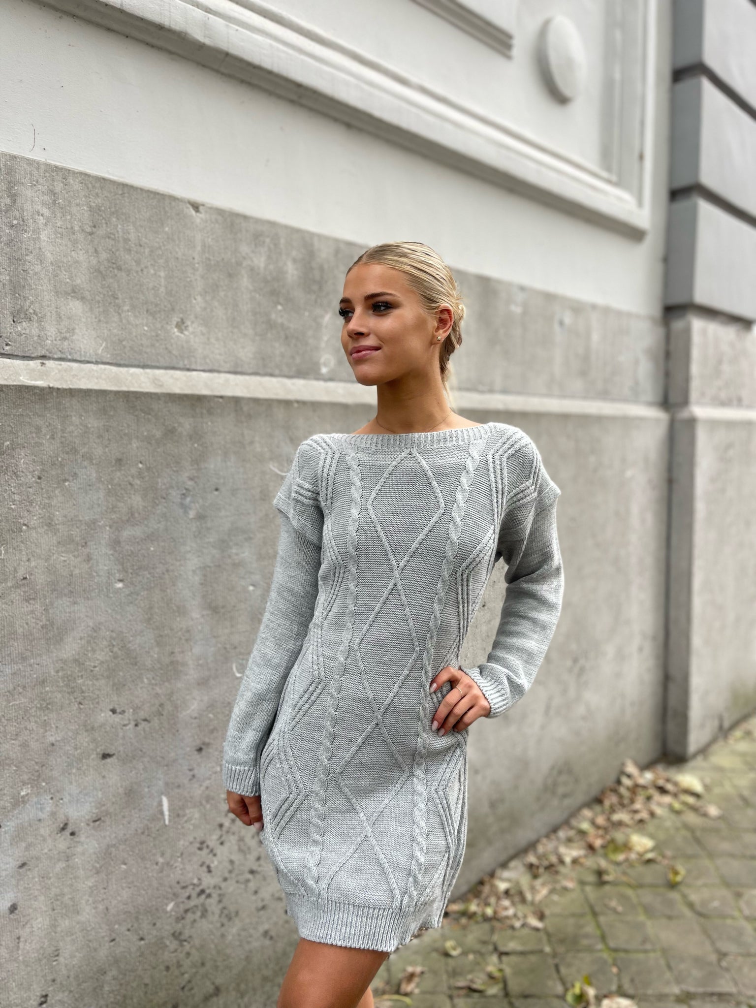 Robe pull grise - VIC