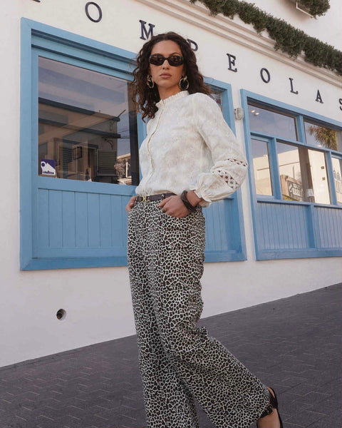 Pantalon clair - LÉOPARD