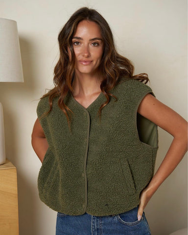 Gilet kaki - TEDDY