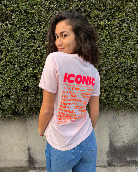 T-shirt rose pâle - ICONIC