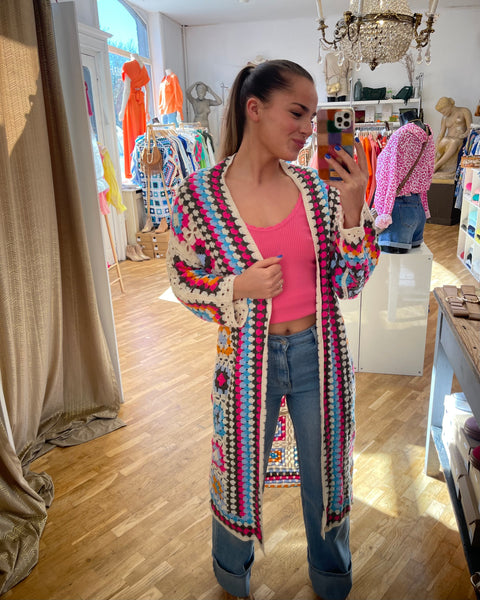 Gilet crochet - COLORÉ