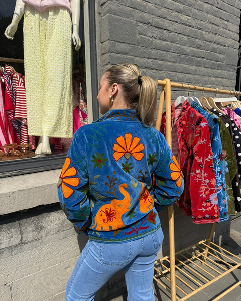 Veste orange/bleu - LANZAROTE