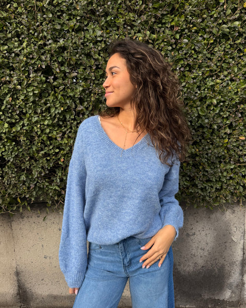 Blue sweater - PALM TREE