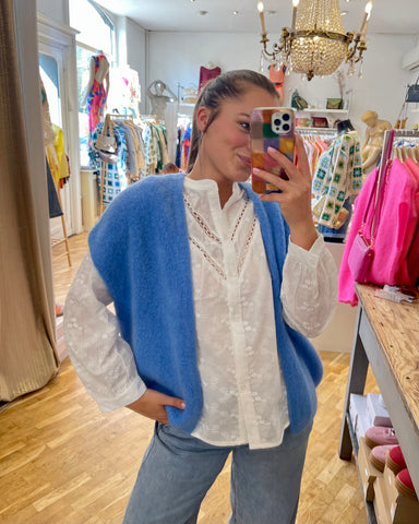 Gilet bleu - CARMEN
