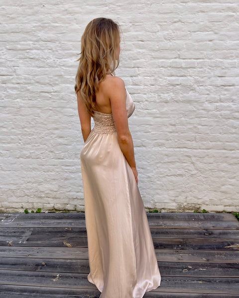 Robe beige - ROSITA