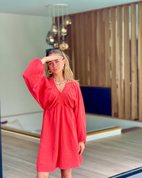 Robe corail - CASTI