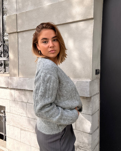 Gilet gris - TRESSES