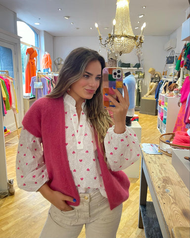 Gilet rose - CARMEN