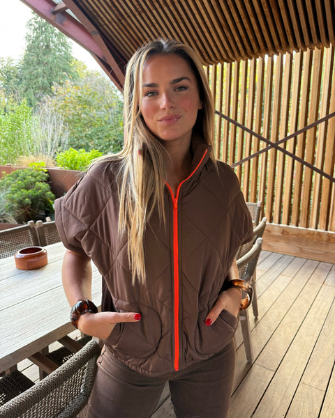 Veste chocolat - SKYLER