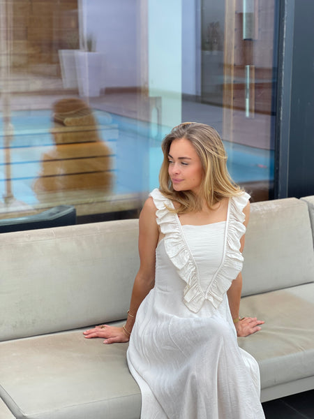 Robe beige - CAROLINE