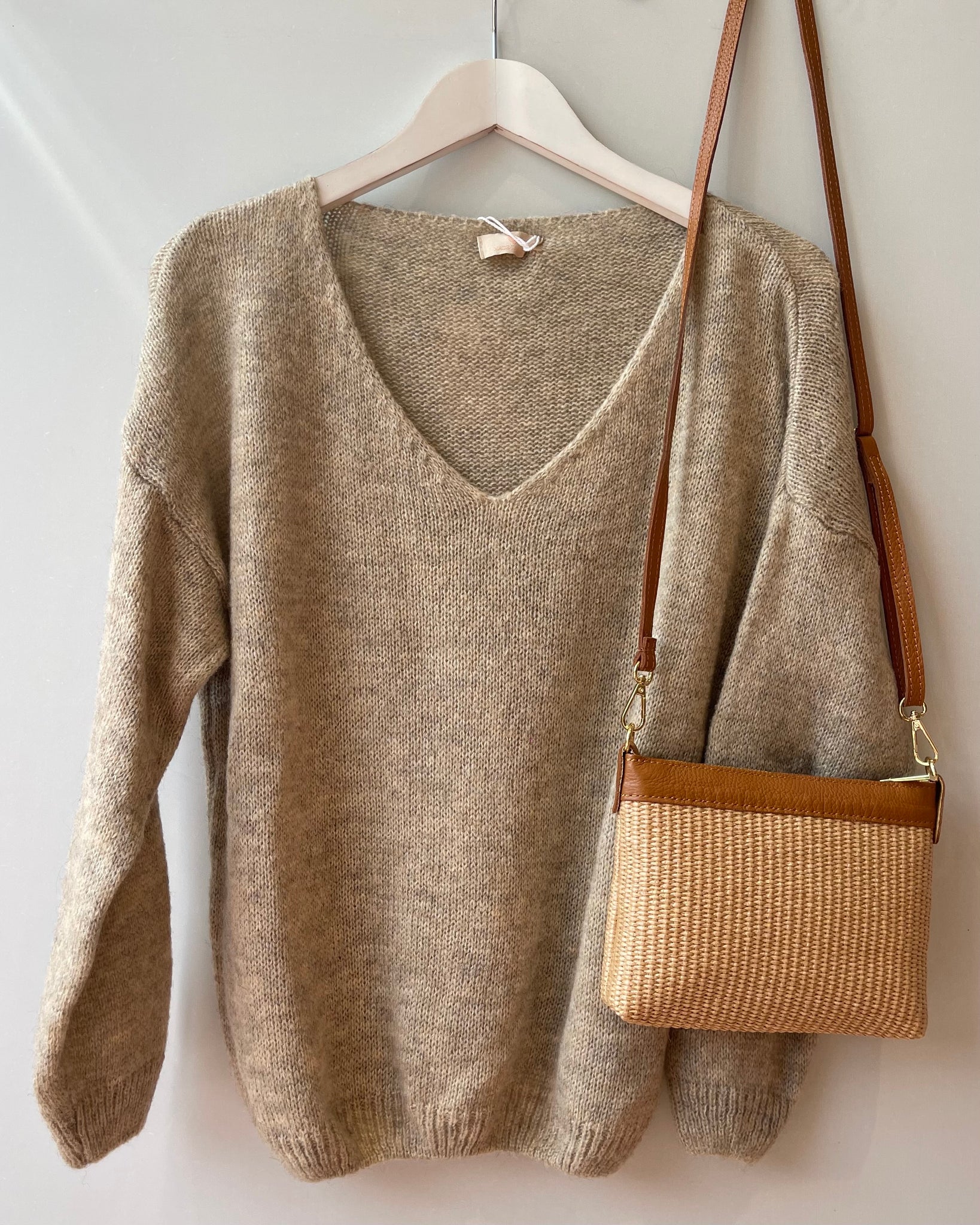 Pull beige - MATHILDE