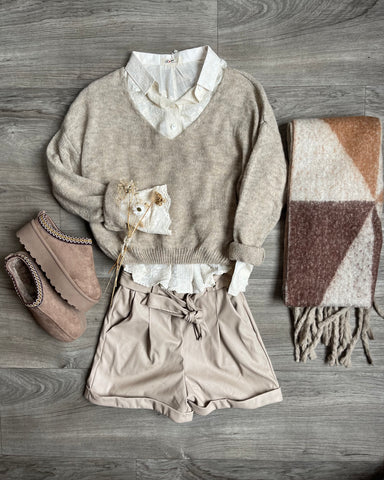 Short simili cuir - VIRGINIA