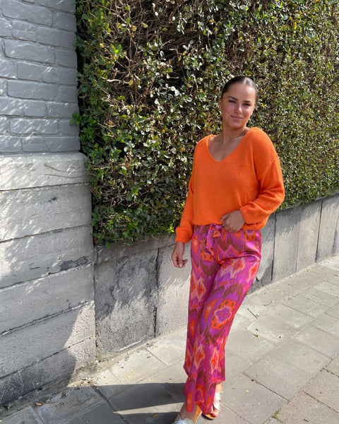 Pull orange - MATHILDE