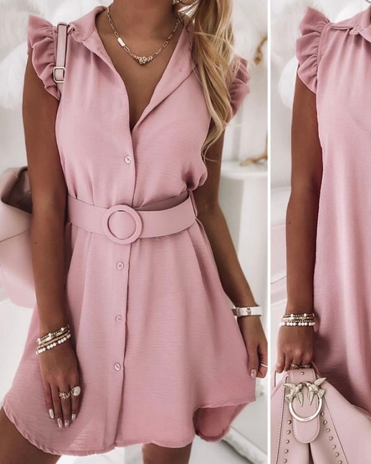 Robe rose pâle - VINCIA