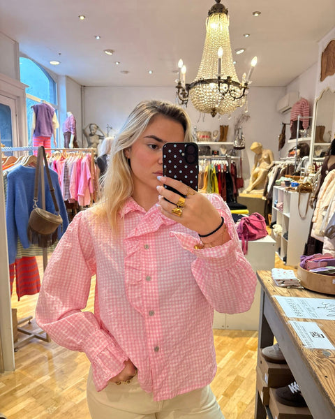Pink blouse - SOFISIA
