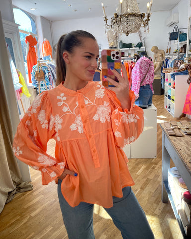 Chemisier orange - DONA