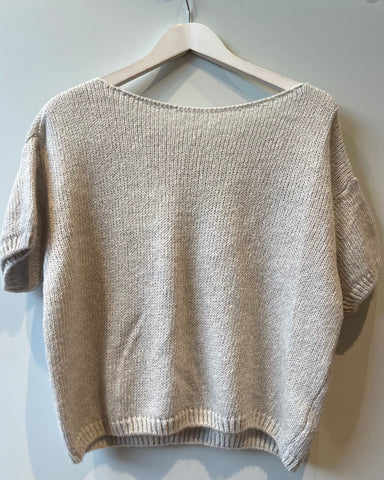 Pull manches courtes beige - RORY