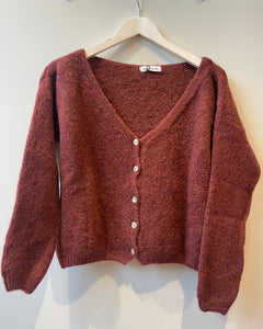 Gilet grenat - JULIE