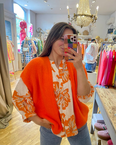 Chemisier orange - MAYA