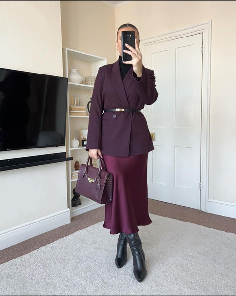 Jupe burgundy - SASIE