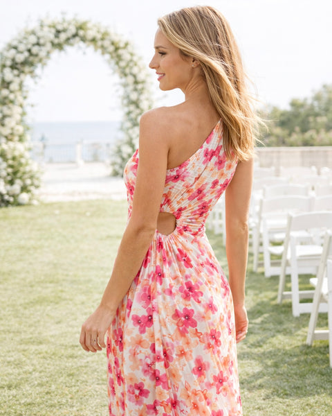 Pink/orange dress - ELISA
