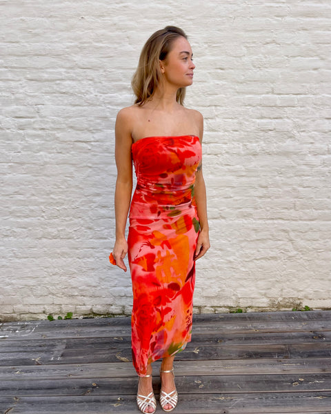 Robe corail - SARA