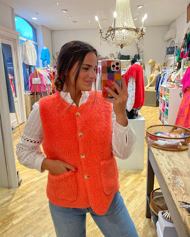 Gilet sans manches corail - TEDDY